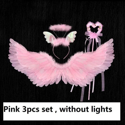 LED Light Up White Butterfly Fairy Wings - Cake Pops Parties