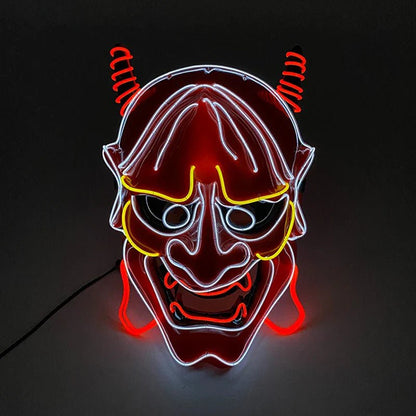 LED Neon Halloween Horror Mask - Cake Pops Parties