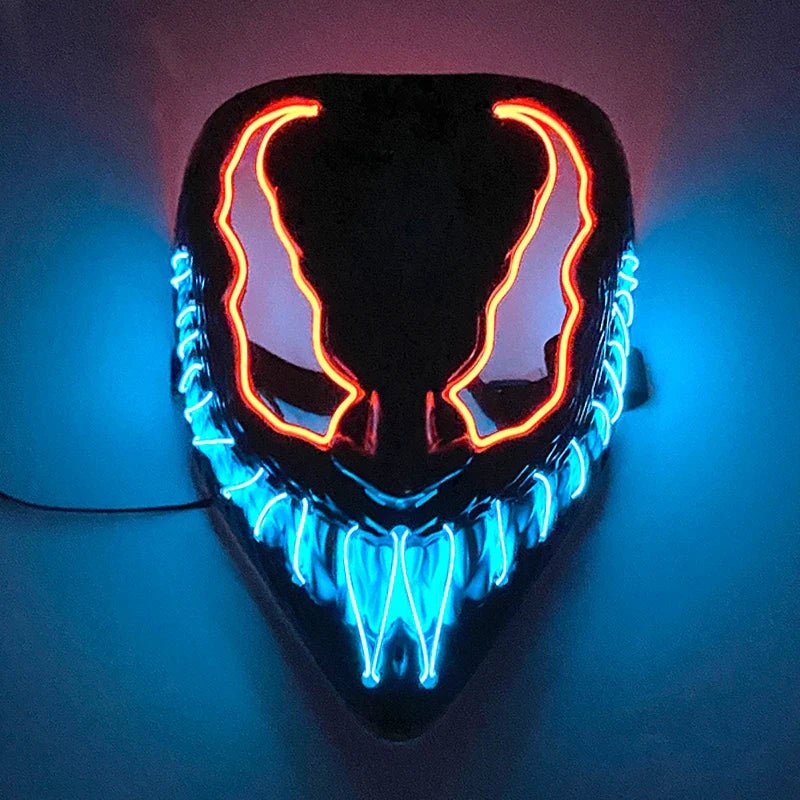 LED Neon Halloween Horror Mask - Cake Pops Parties