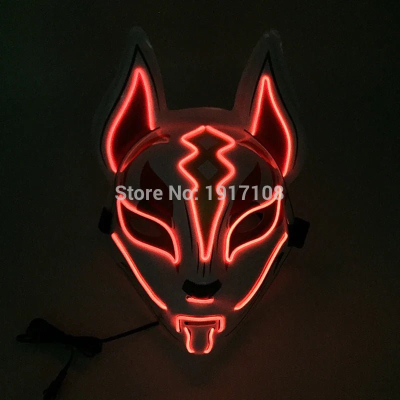 LED Neon Halloween Horror Mask - Cake Pops Parties
