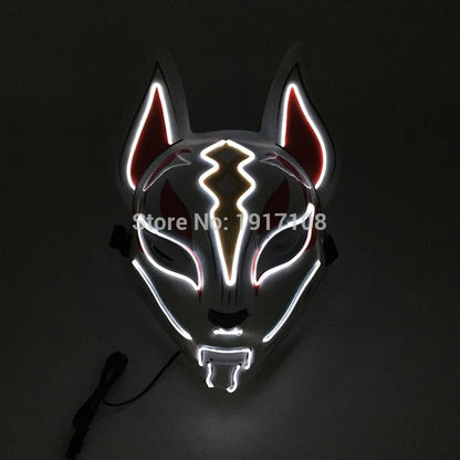 LED Neon Halloween Horror Mask - Cake Pops Parties