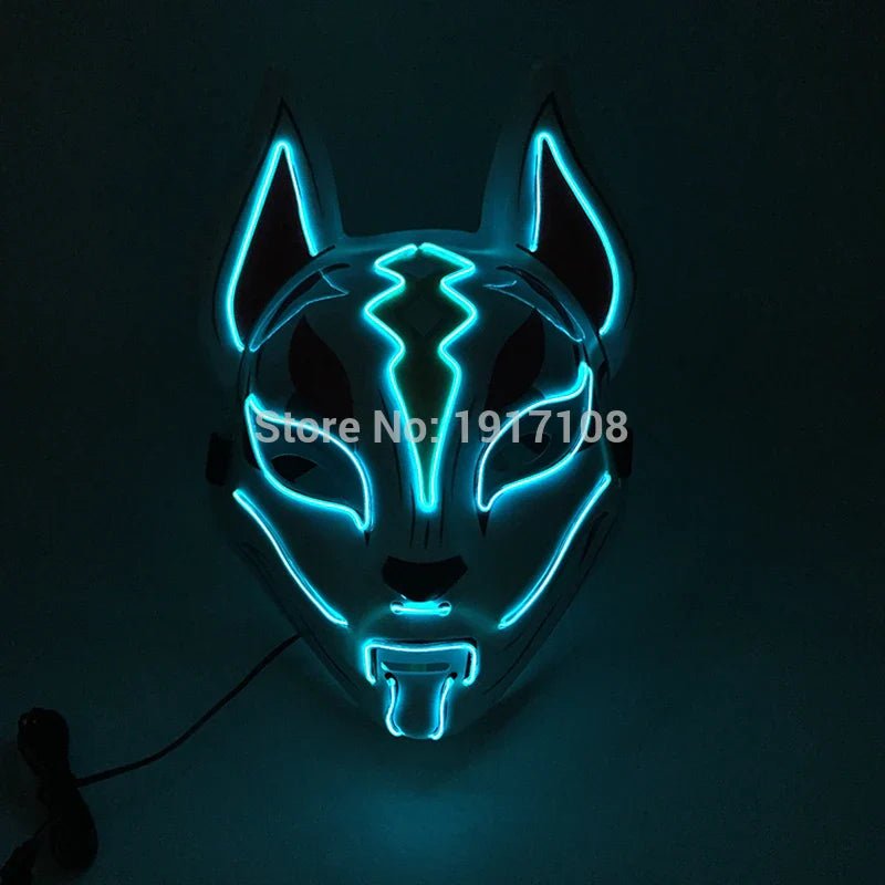 LED Neon Halloween Horror Mask - Cake Pops Parties