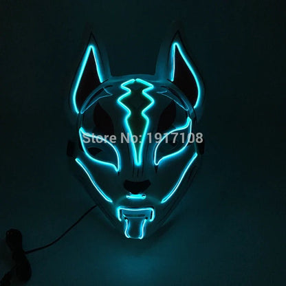 LED Neon Halloween Horror Mask - Cake Pops Parties