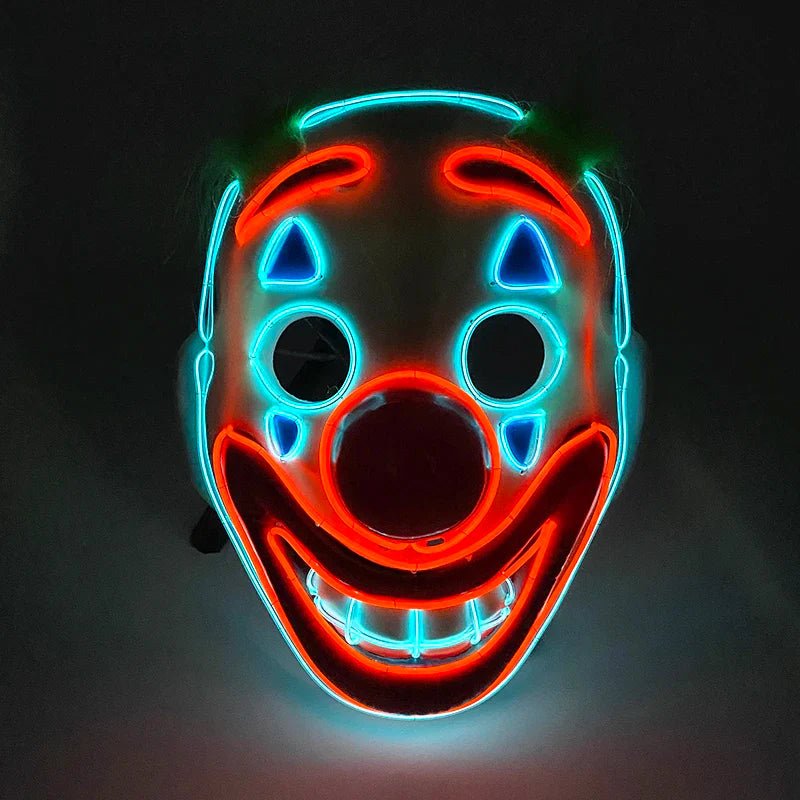 LED Neon Halloween Horror Mask - Cake Pops Parties