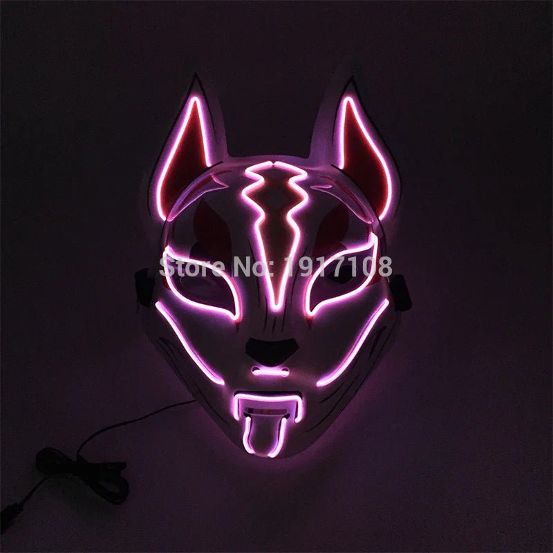 LED Neon Halloween Horror Mask - Cake Pops Parties