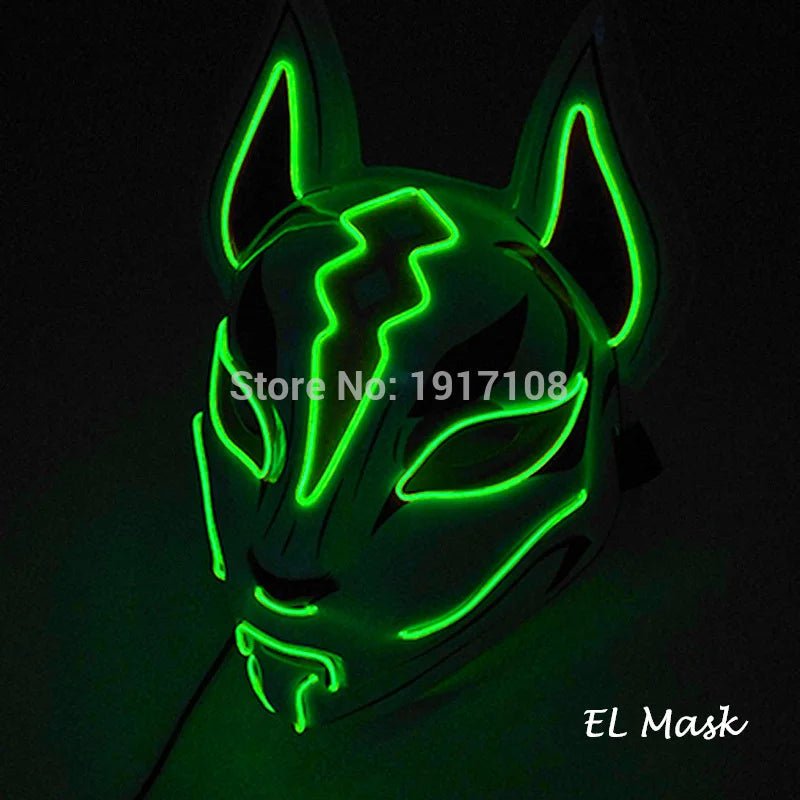 LED Neon Halloween Horror Mask - Cake Pops Parties