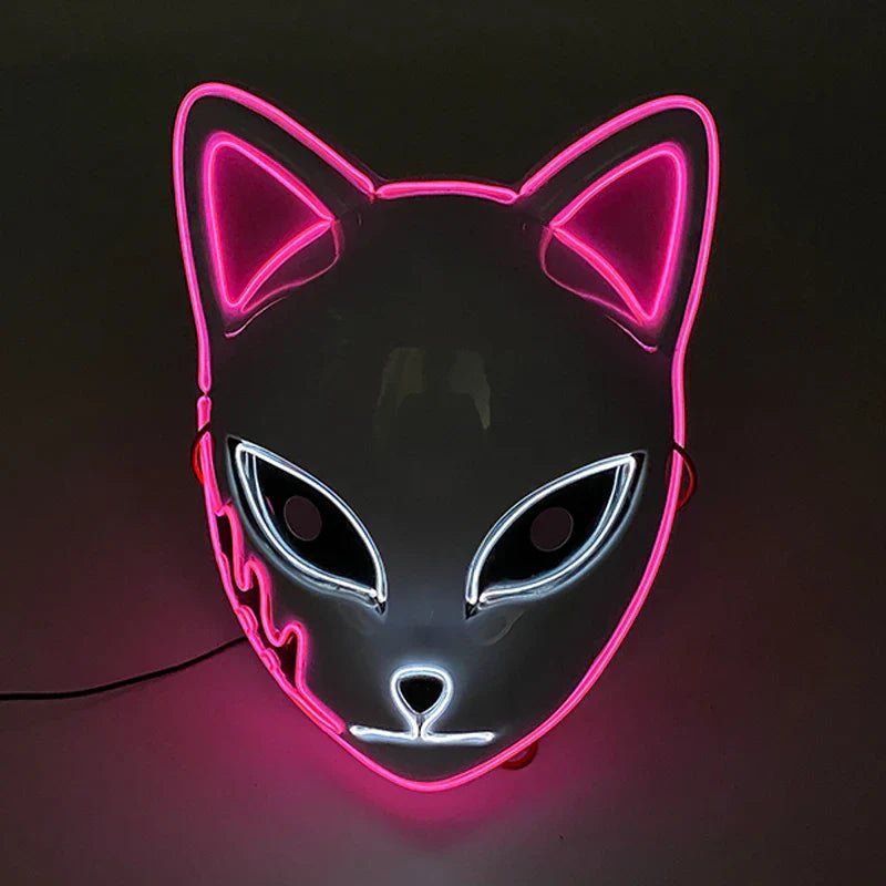 LED Neon Halloween Horror Mask - Cake Pops Parties