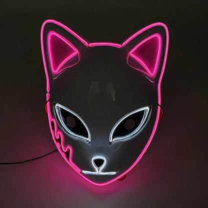 LED Neon Halloween Horror Mask - Cake Pops Parties
