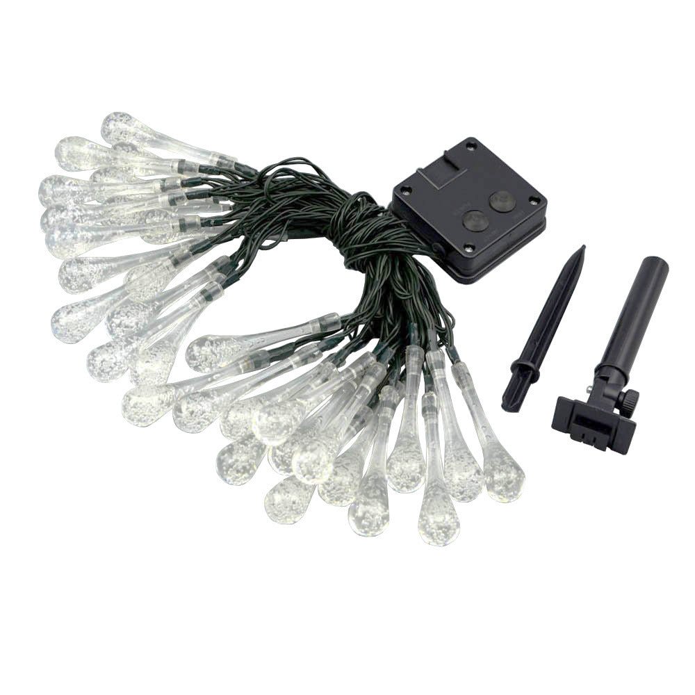 LED Outdoor Water Drops Solar String Lights - Cake Pops Parties