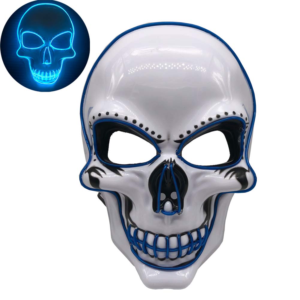 LED Skull Glowing Mask - Cake Pops Parties