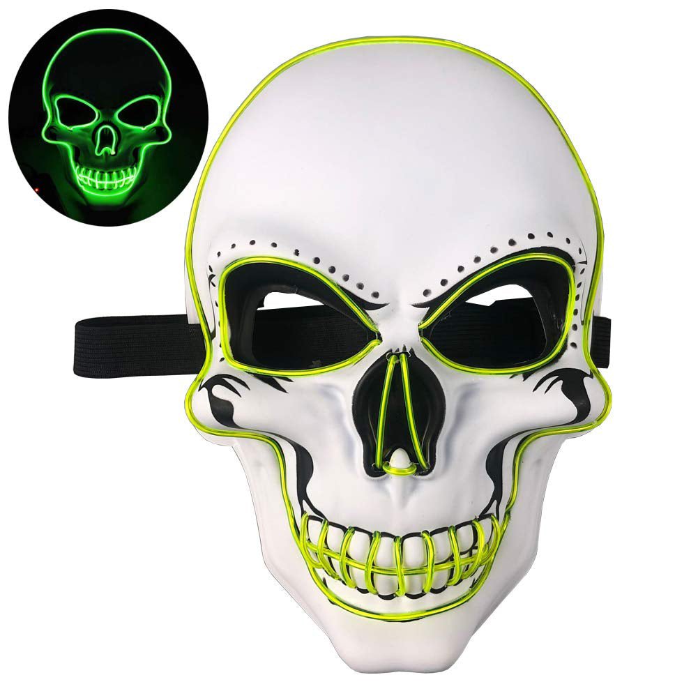 LED Skull Glowing Mask - Cake Pops Parties