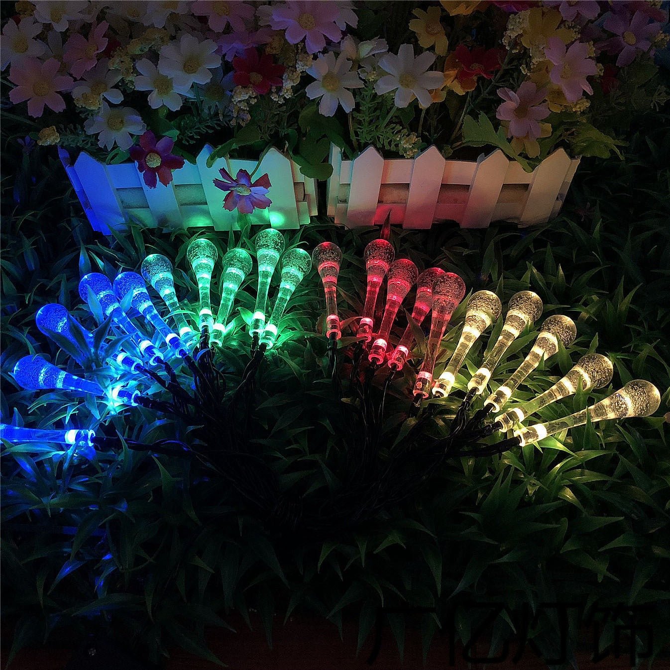 LED Solar Water Drop Holiday Lights - Cake Pops Parties