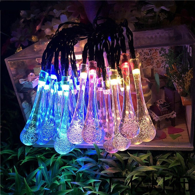 LED Solar Water Drop Holiday Lights - Cake Pops Parties