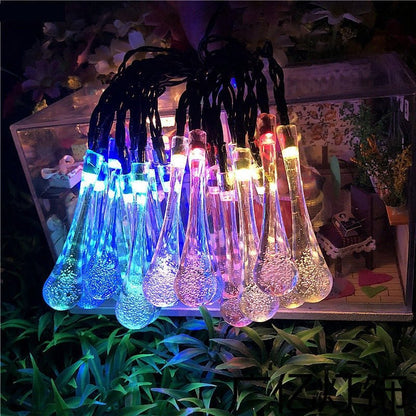 LED Solar Water Drop Holiday Lights - Cake Pops Parties