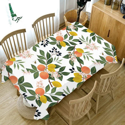 Lemon Print Kitchen Tablecloth - Cake Pops Parties