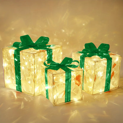 Light Up Christmas Gift Box Set - Cake Pops Parties