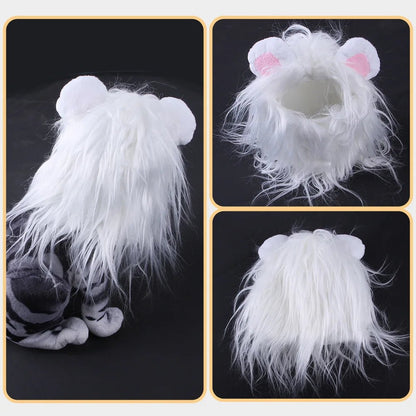 Lion Headgear Pet Halloween Costume - Cake Pops Parties