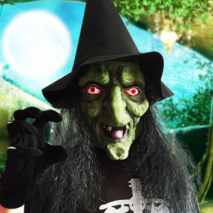 Long Hair Grimace Witch Mask - Cake Pops Parties