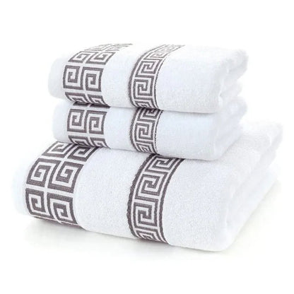 Luxury 100% Cotton Face & Bath Towels Set - Cake Pops Parties