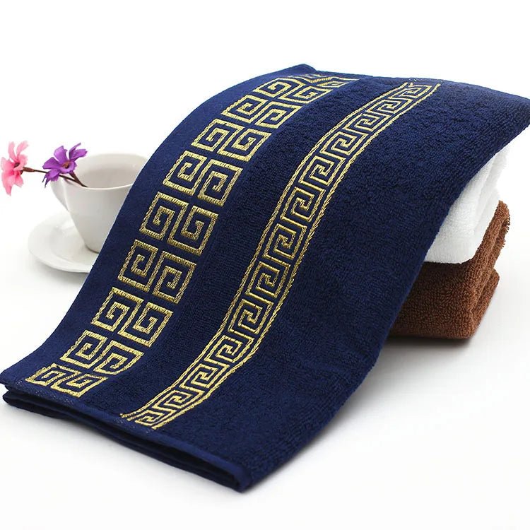 Luxury 100% Cotton Face & Bath Towels Set - Cake Pops Parties