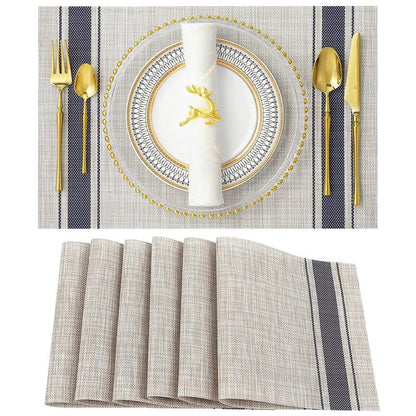 Luxury Bamboo Weaving Placemats Set - Cake Pops Parties