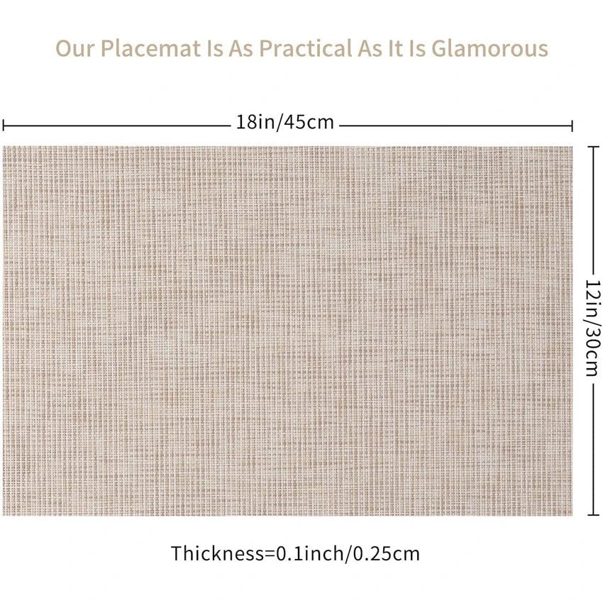 Luxury Bamboo Weaving Placemats Set - Cake Pops Parties