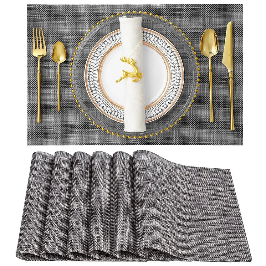 Luxury Bamboo Weaving Placemats Set - Cake Pops Parties