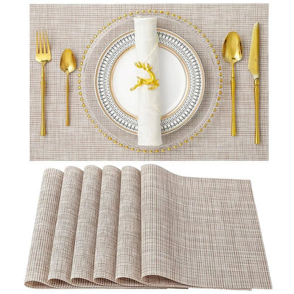 Luxury Bamboo Weaving Placemats Set - Cake Pops Parties