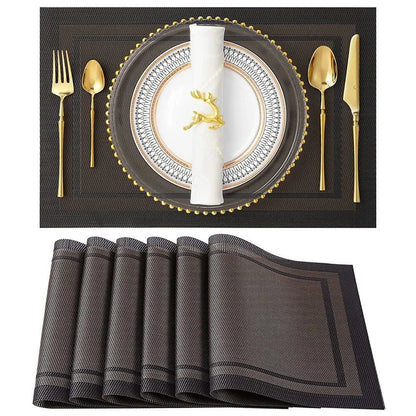 Luxury Bamboo Weaving Placemats Set - Cake Pops Parties