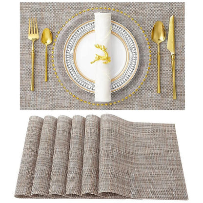 Luxury Bamboo Weaving Placemats Set - Cake Pops Parties