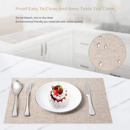 Luxury Bamboo Weaving Placemats Set - Cake Pops Parties