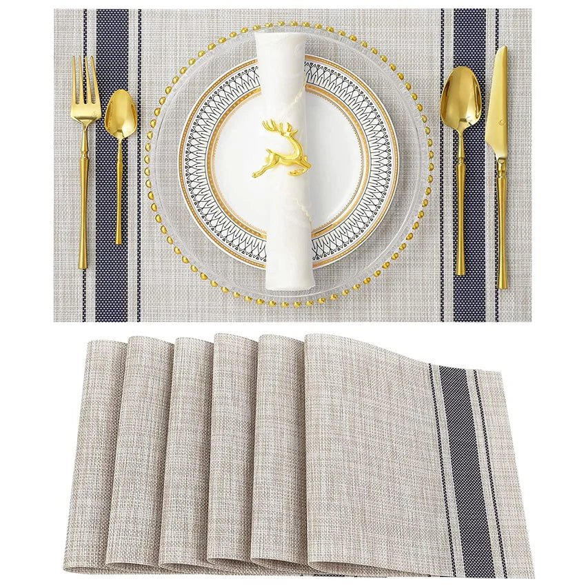 Luxury Bamboo Weaving Placemats Set - Cake Pops Parties
