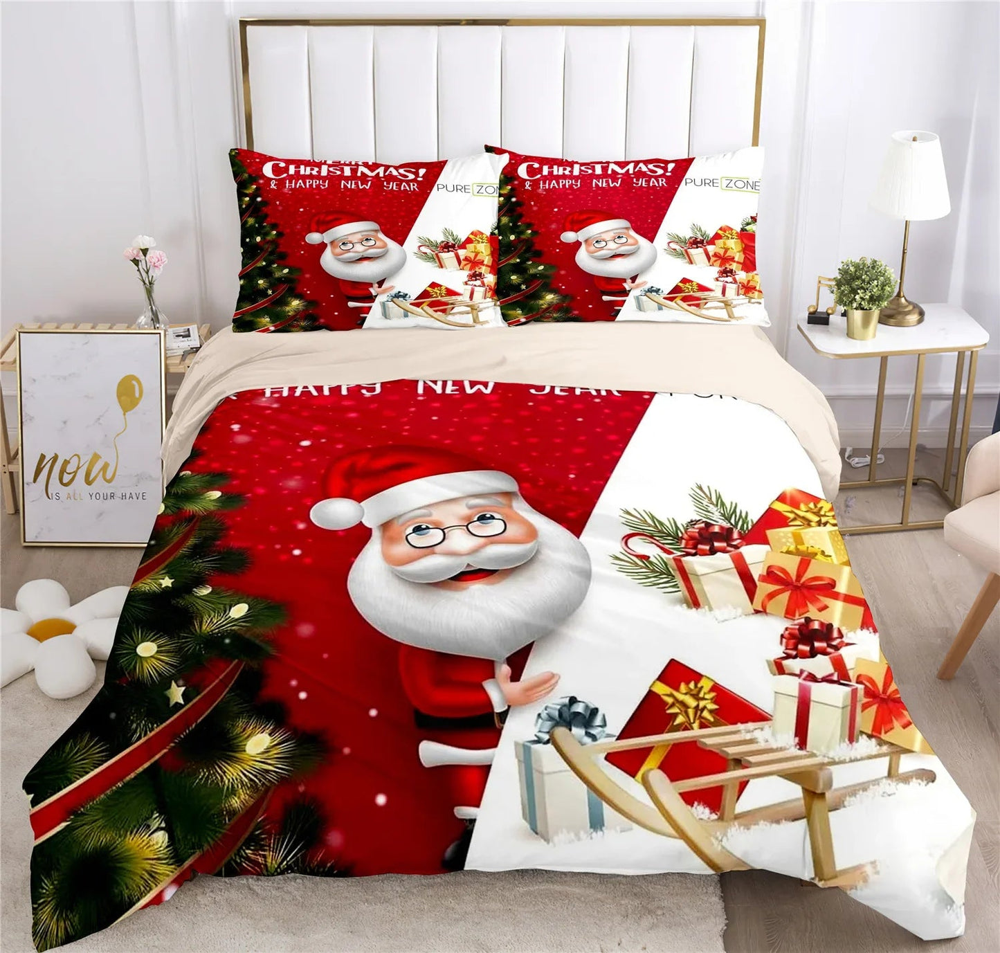 Luxury Christmas Bedding Set - Kids Cartoon Theme - Cake Pops Parties