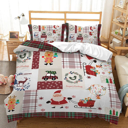 Luxury Christmas Bedding Set - Kids Cartoon Theme - Cake Pops Parties