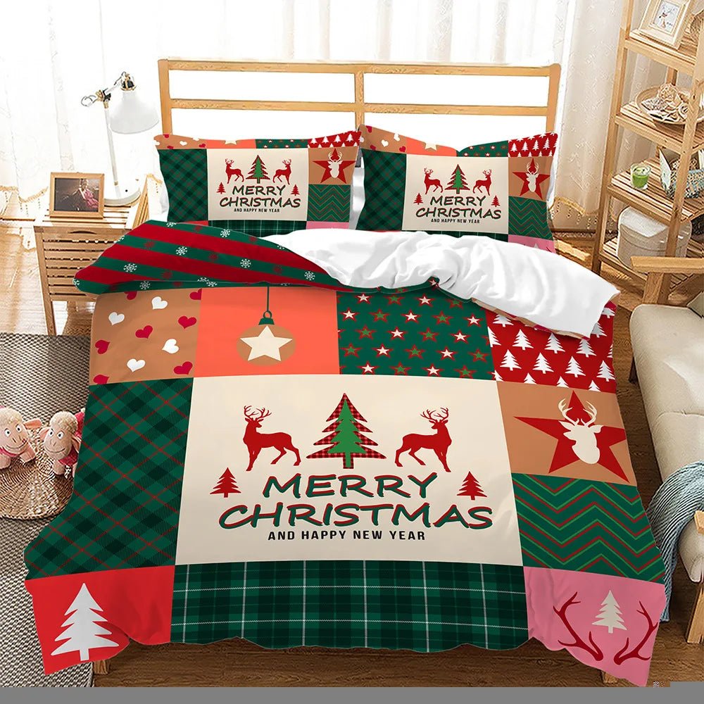 Luxury Christmas Bedding Set - Kids Cartoon Theme - Cake Pops Parties