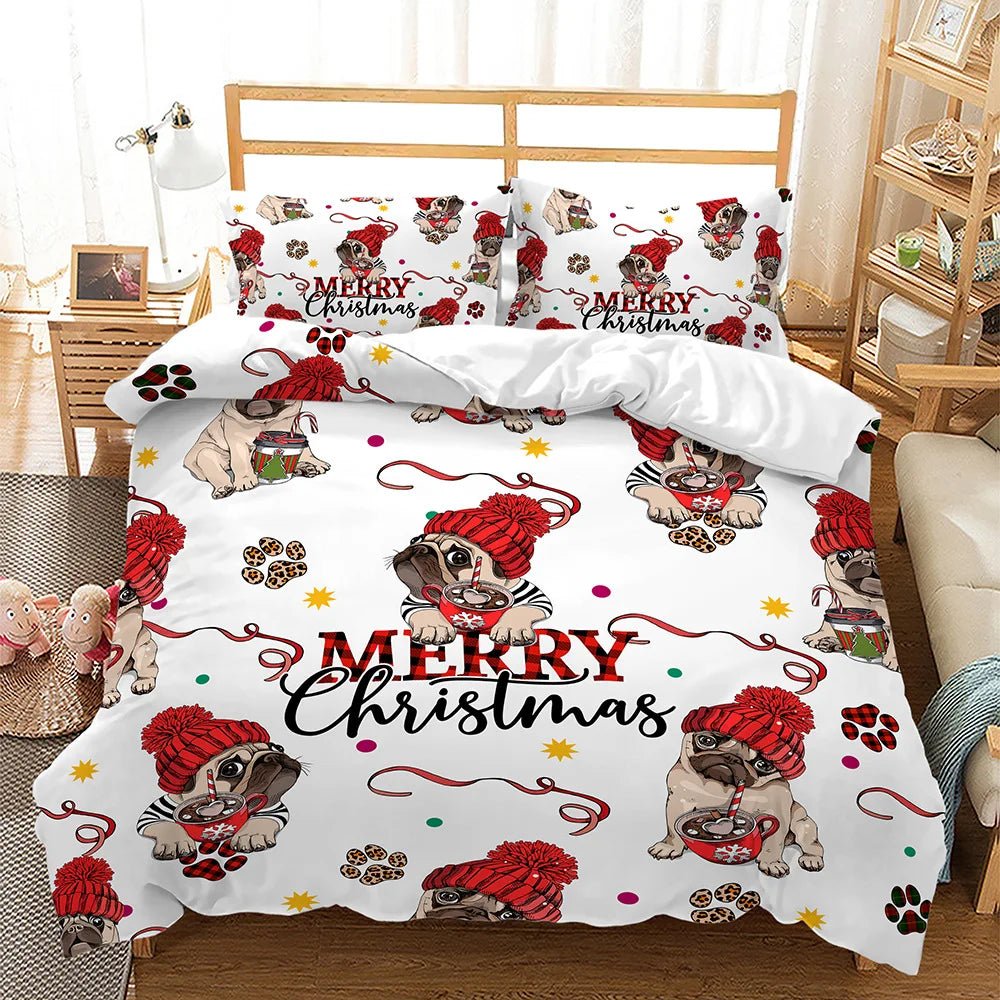 Luxury Christmas Bedding Set - Kids Cartoon Theme - Cake Pops Parties