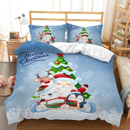 Luxury Christmas Bedding Set - Kids Cartoon Theme - Cake Pops Parties