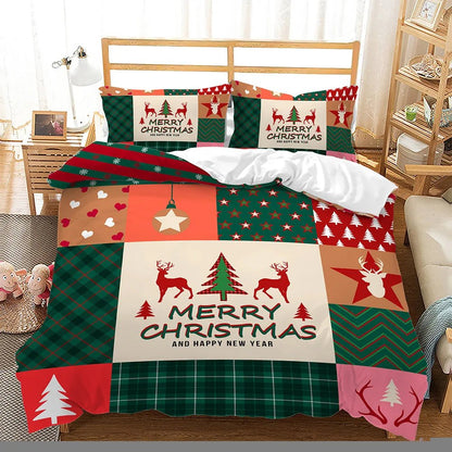 Luxury Christmas Bedding Set - Kids Cartoon Theme - Cake Pops Parties