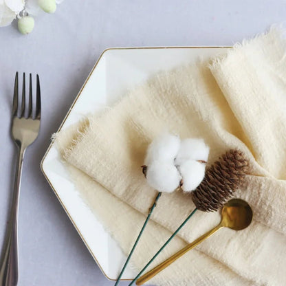 Luxury Cotton Gauze Crepe Napkins 42x42cm - Cake Pops Parties