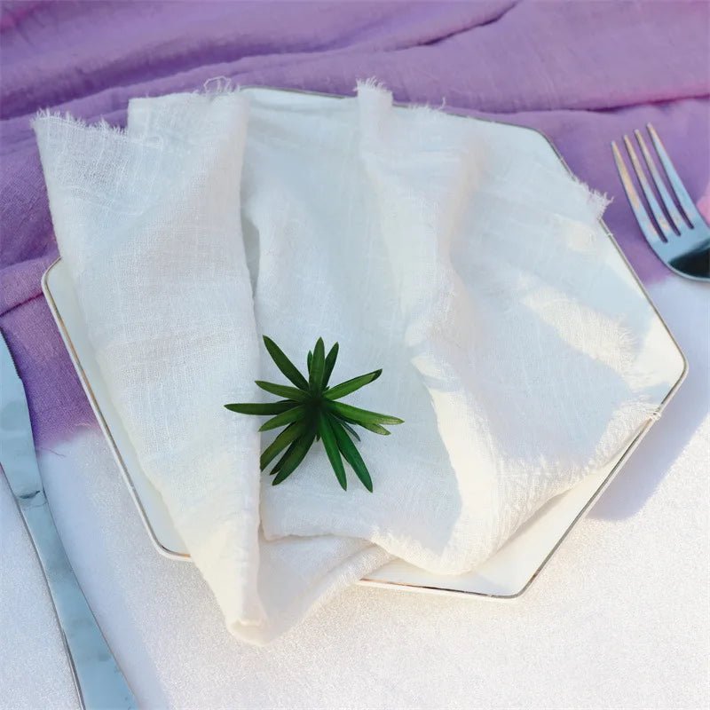 Luxury Cotton Gauze Crepe Napkins 42x42cm - Cake Pops Parties