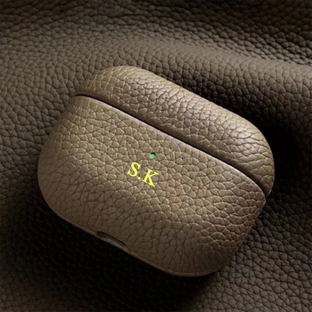 Luxury Gold Initials Earphone Case - Cake Pops Parties