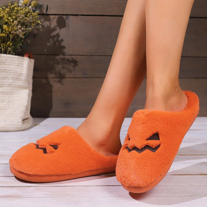 Luxury Pumpkin Cotton Slippers - Cake Pops Parties