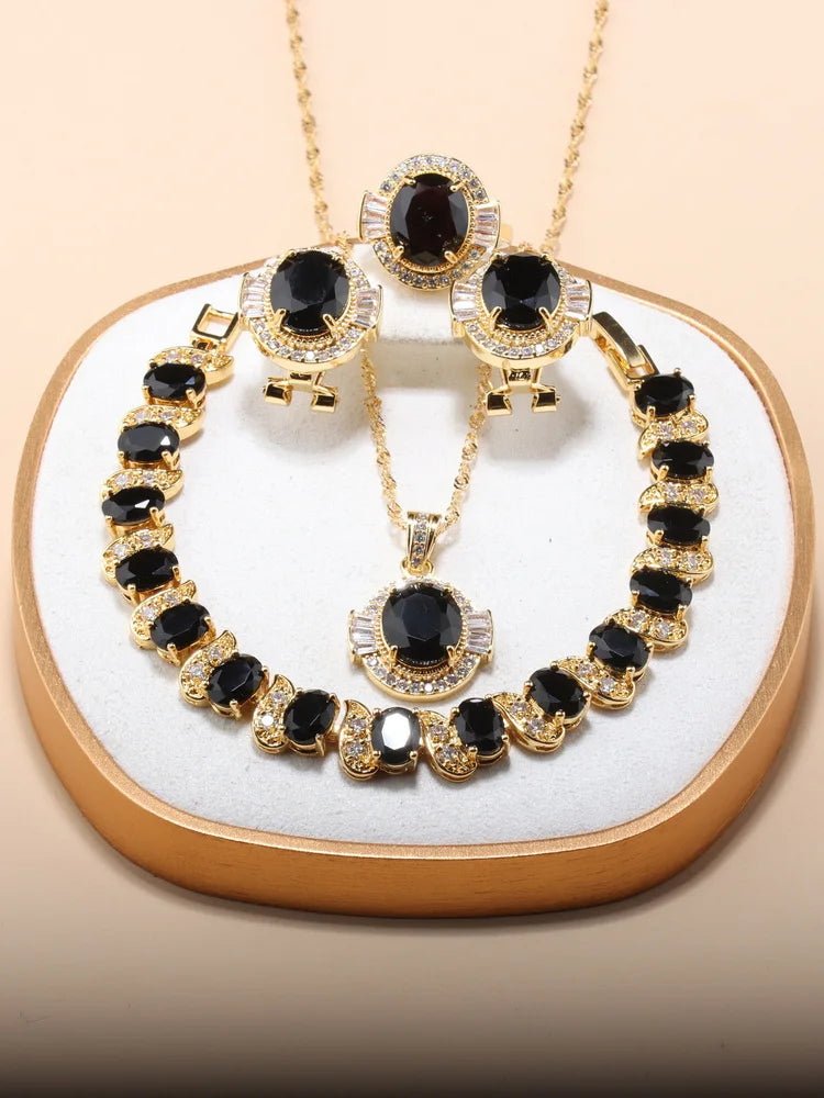 Luxury Vintage Gold Jewelry Set - Cake Pops Parties