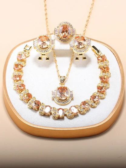 Luxury Vintage Gold Jewelry Set - Cake Pops Parties