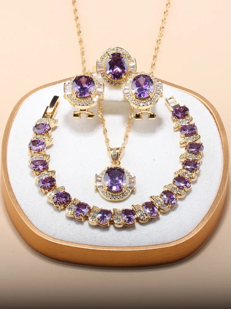 Luxury Vintage Gold Jewelry Set - Cake Pops Parties