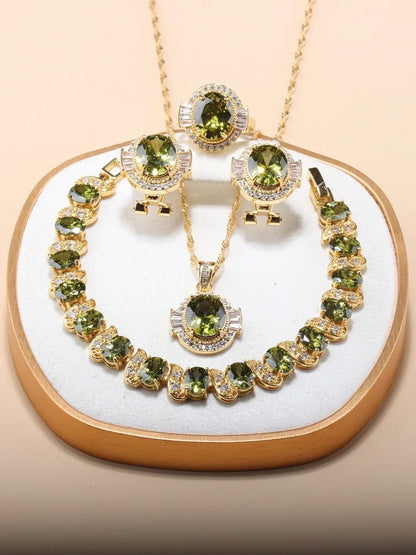 Luxury Vintage Gold Jewelry Set - Cake Pops Parties