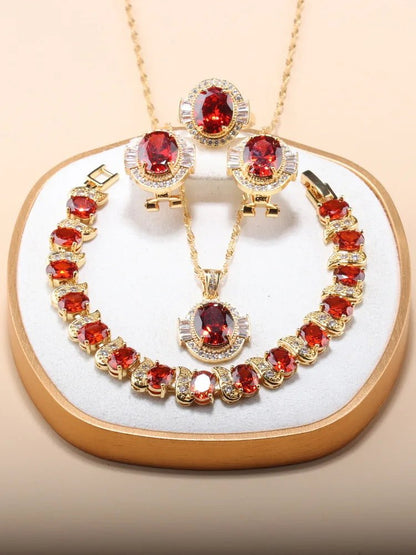 Luxury Vintage Gold Jewelry Set - Cake Pops Parties