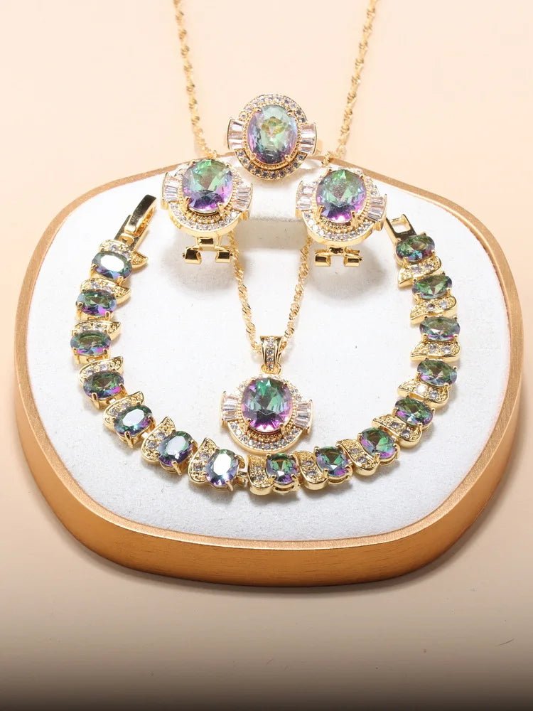 Luxury Vintage Gold Jewelry Set - Cake Pops Parties