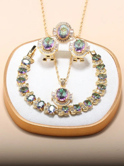 Luxury Vintage Gold Jewelry Set - Cake Pops Parties