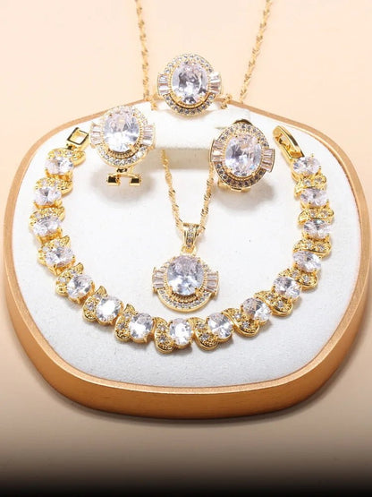 Luxury Vintage Gold Jewelry Set - Cake Pops Parties